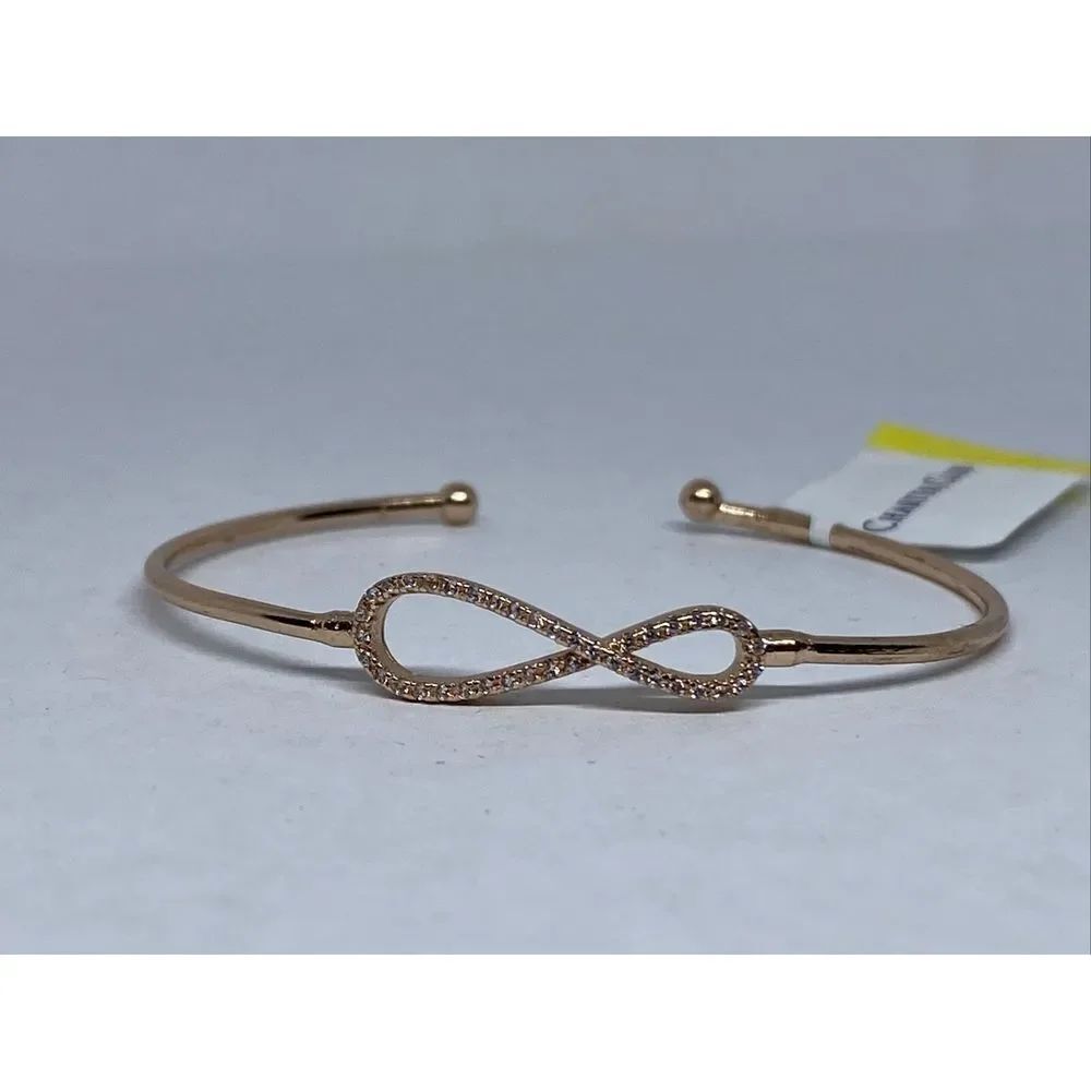 Charter Club Pavé Infinity Cuff Bracelet MSRP $29.50 CP495